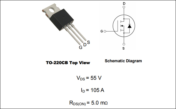 12N65,场效应管封装和电路符号
