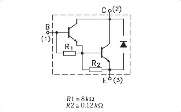 TIP122,TO-220封装,电路符号,晶体管
