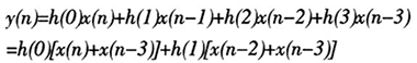 线性相位滤波器数学式