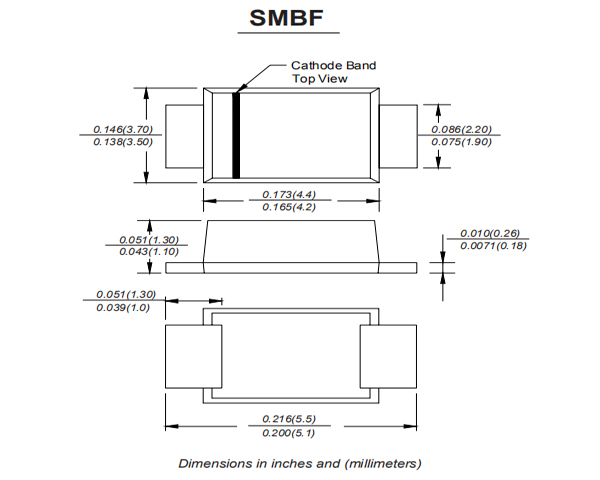 SMBF封装尺寸