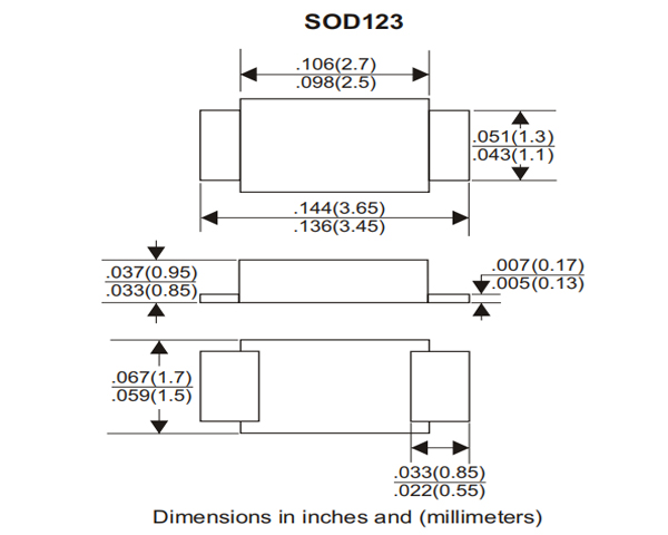 SOD-123封装尺寸