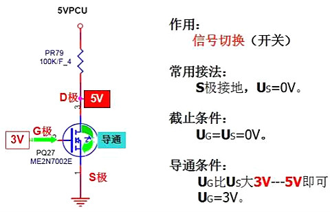 电脑主板mos管