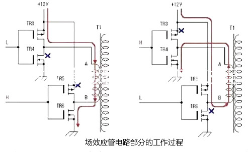 场效应管逆变器电路图