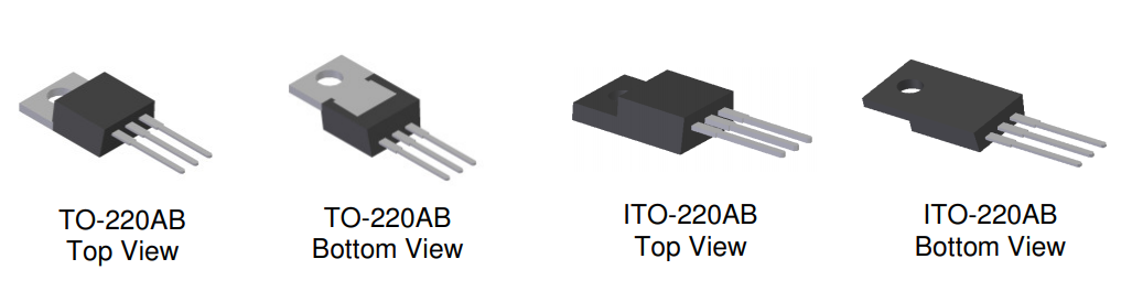 MBR10200CT/FCT双二极管管脚