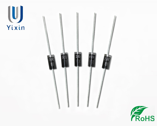 SR160肖特基二极管DO-41封装外观