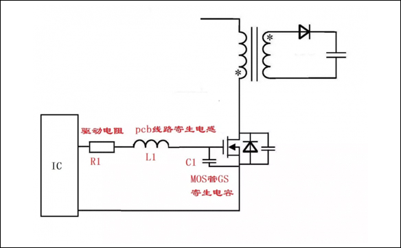 「IRF1404」场效应MOS管GS波形振荡的消除方法