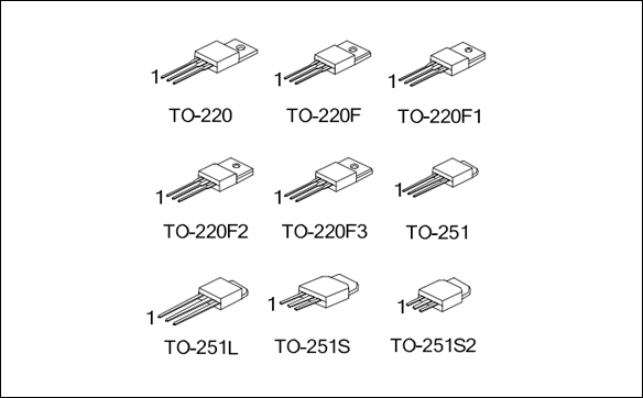 2N60,TO252/TO220,MOS场效应管封装引脚