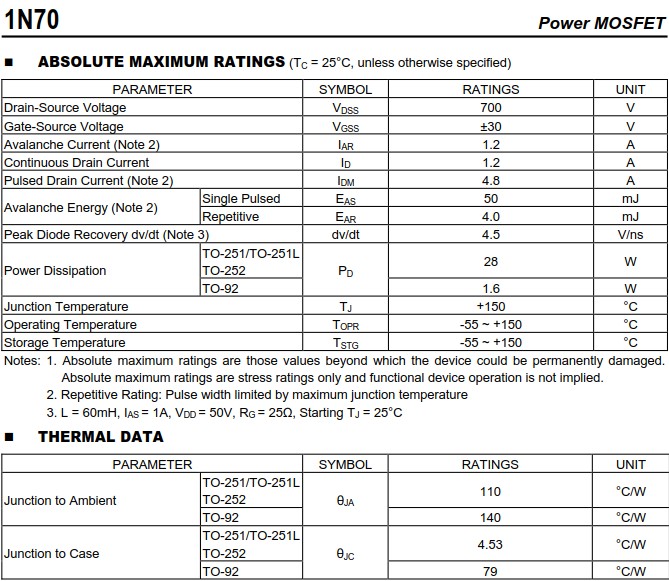 1N70G-TN3-R