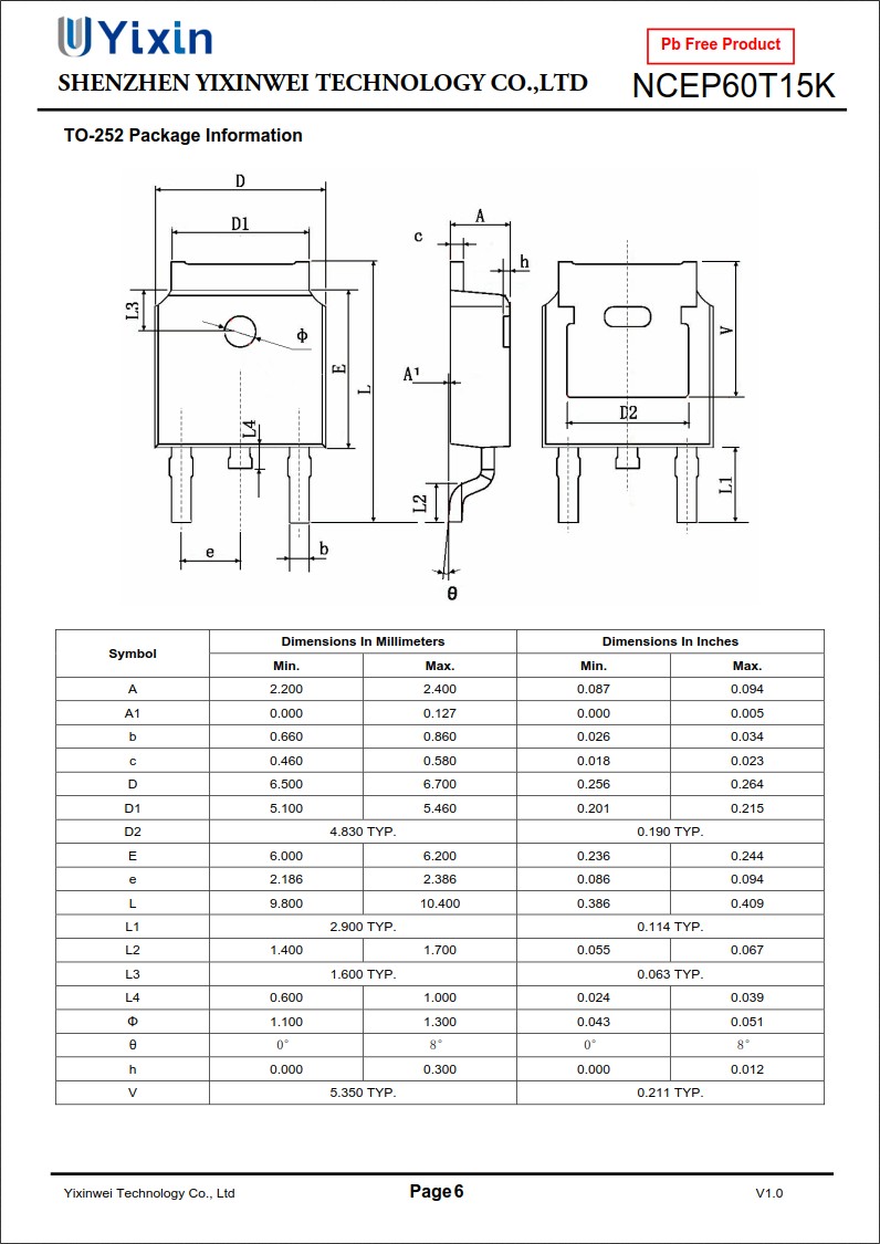 NCEP60T15K规格书