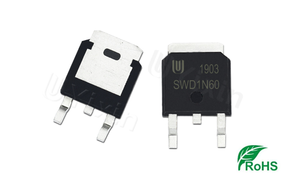 SWD1N60 TO-252 封装 引脚图