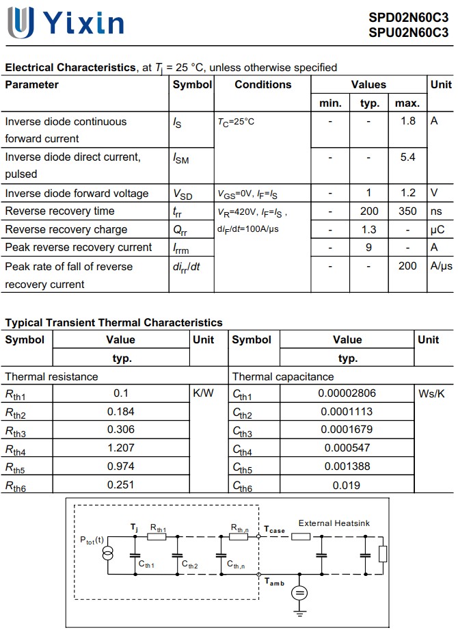 JCS4N60RB规格书
