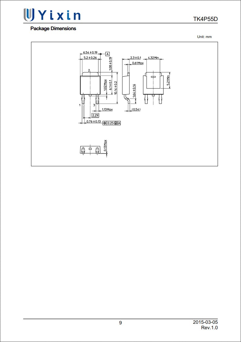 TK4P55D规格书