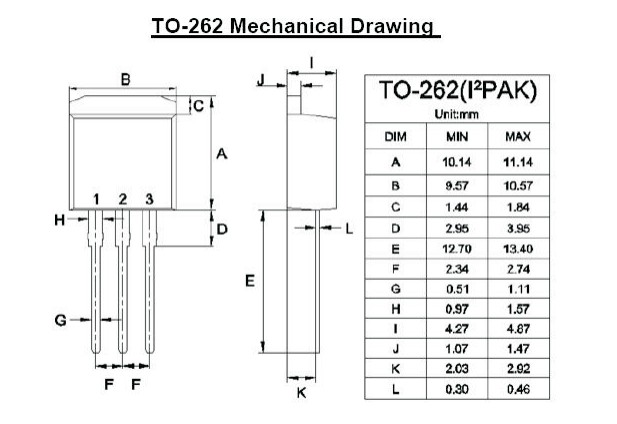 TO-262封装尺寸