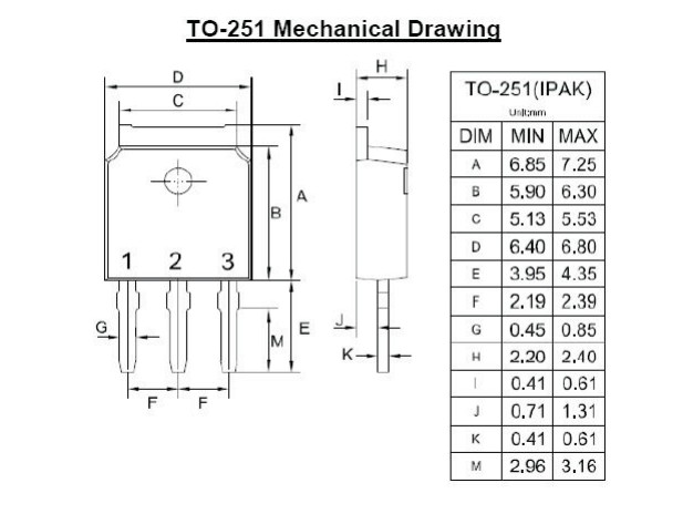 TO-251封装尺寸