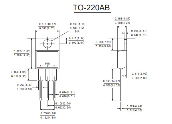 TO-220AB封装尺寸