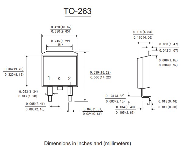 TO-263封装尺寸
