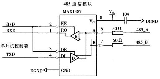 RS-485通信模块原理图